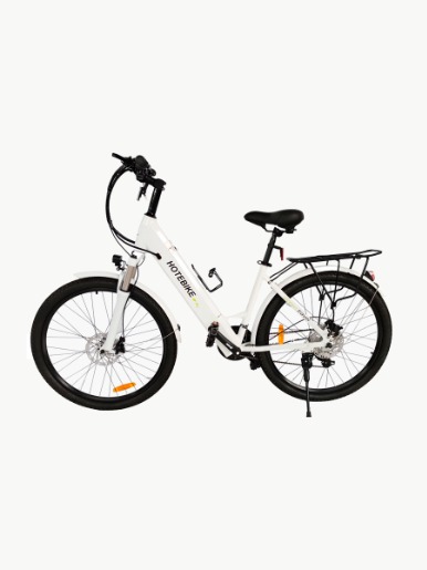 Bicicleta Eléctrica HoteBike A5AH26 / Blanco 