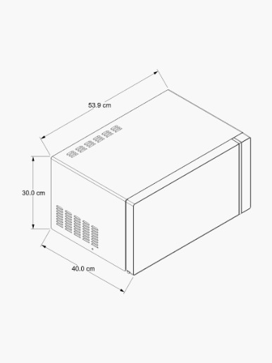 Microondas Whirlpool WM1811B / 30 Lts