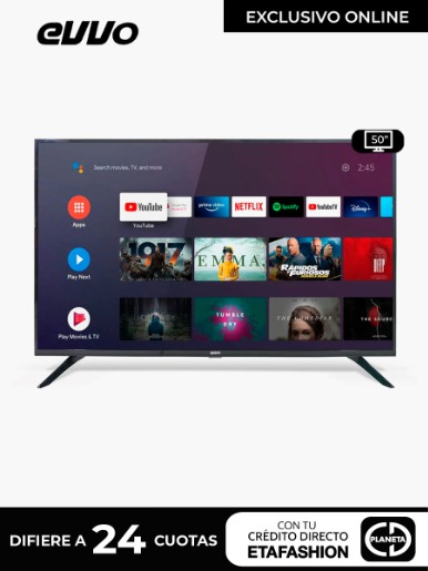 Smart Tv Evvo 50" 4k Android