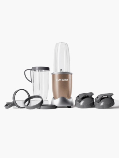 Licuadora Nutribullet 9 Pcs 900W Jarra Plástico / Champagne