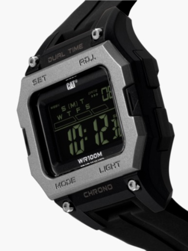 Reloj Digital Caterpillar Square / Negro