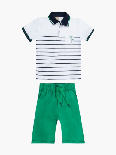 Conjunto Camiseta Polo + Short - Preescolar