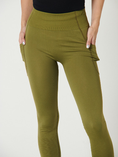 TSX - Legging largo seamless con bolsillos