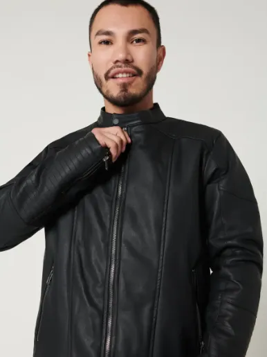 Chaqueta Efecto Piel - Executive