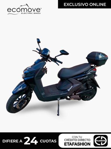 Moto Eléctrica Ecomove Lit | Negro                           