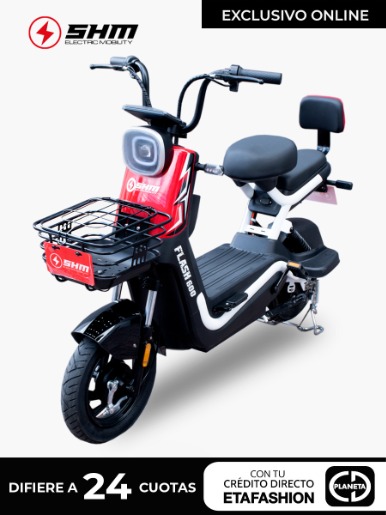 Moto Eléctrica Shineray Flash 600W | Rojo