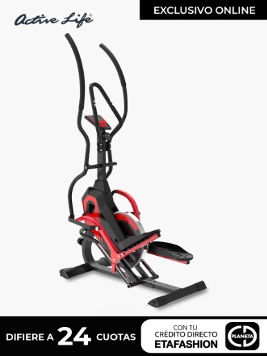 Elíptica Doméstica Active Life ED150C | Rojo