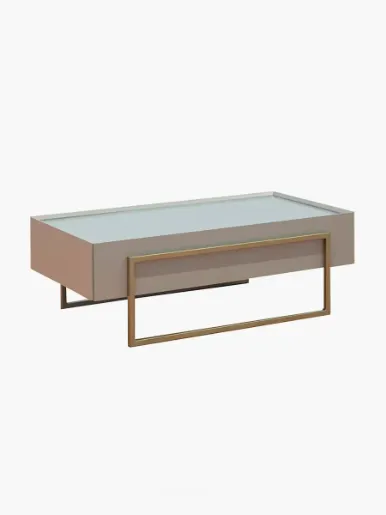 Mesa de Centro Pilar Muebles el Bosque | Gris