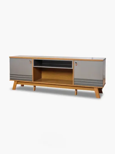 Mesa para Tv Colorado 75" Muebles el Bosque | Nature / Chumbo