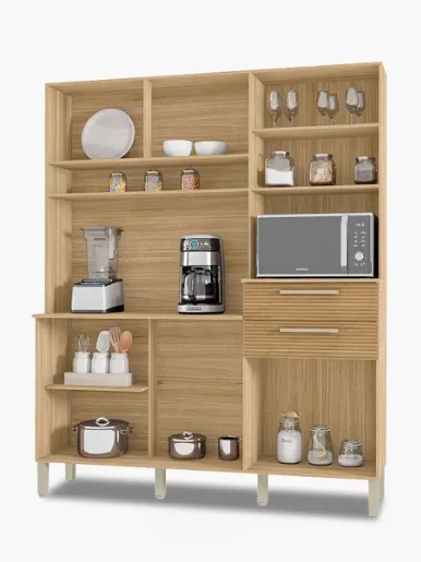 Mueble de Cocina Montesa Muebles el Bosque | Freijo / Blanco