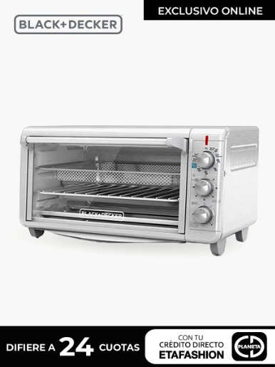 Horno Tostador Freidor de aire Black & Decker BD-TO3265XSS-LA / 30 Lts 