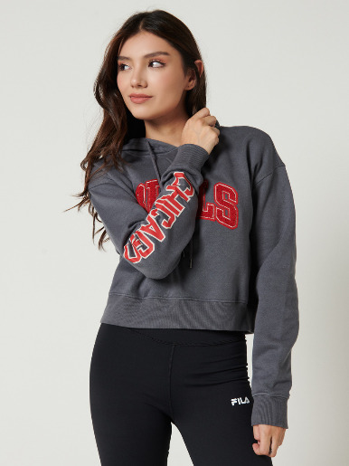 Hoodie Crop Chicago Bulls - NBA