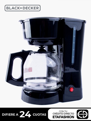 Cafetera Black & Decker BDCM0916B | 12 Tzs