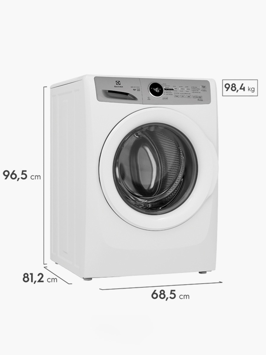 Lavadora Carga Frontal Electrolux New Lux Care ELFG7337AW 22Kg | Blanco