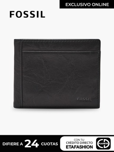 Billetera Fossil Neel ML3899001  | Negro