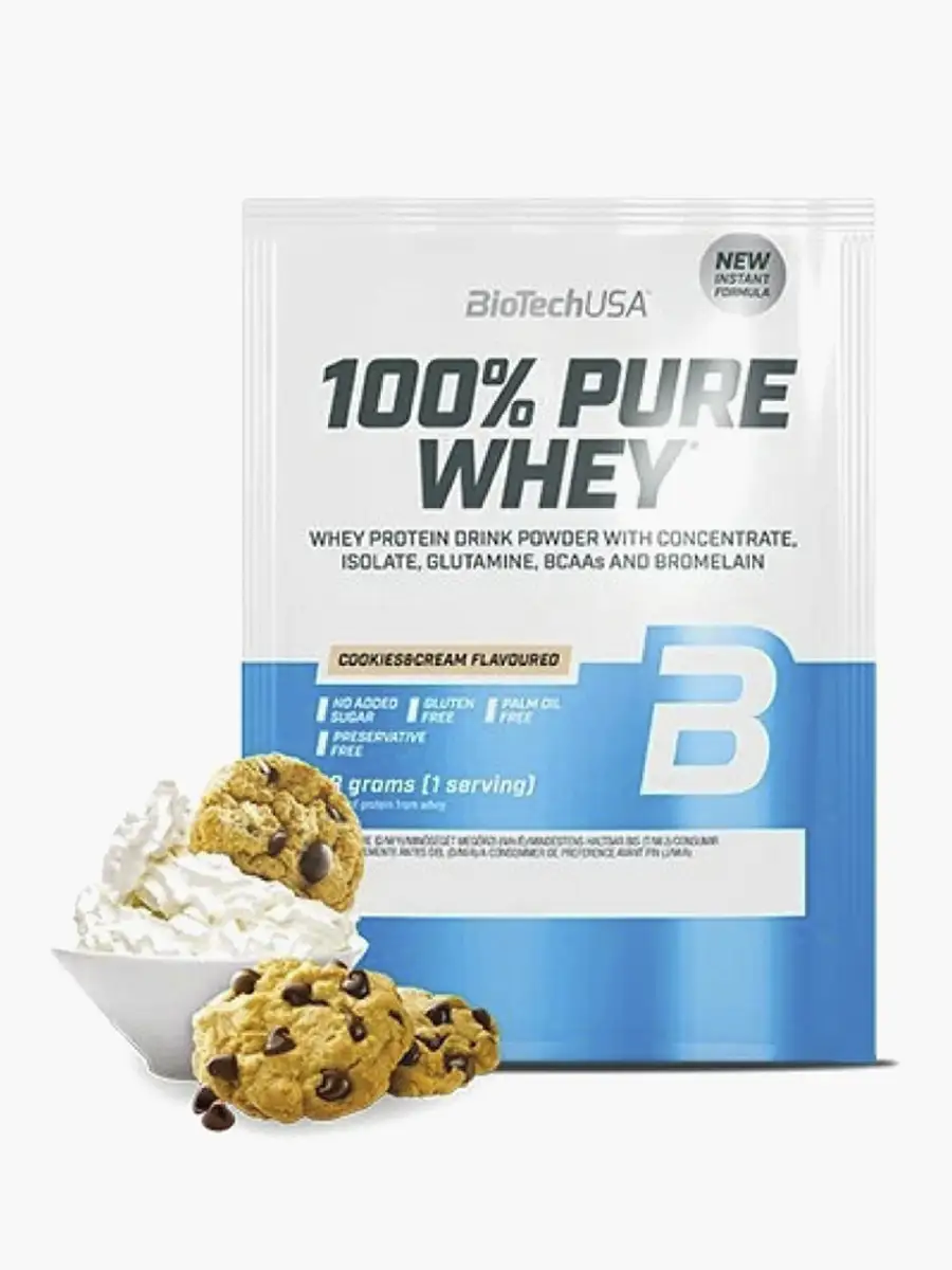 Proteína en Polvo 100% Pure WHEY | Cookies & Cream