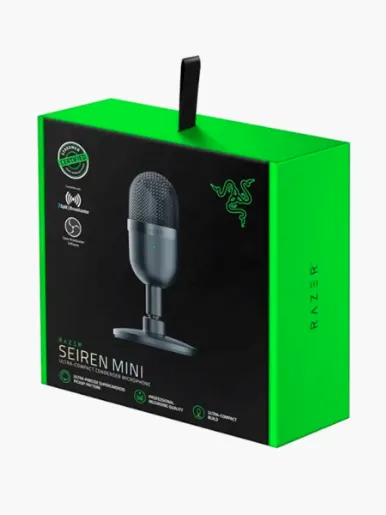 Razer Micrófono Seiren Mini Condensador Ultracompacto | Negro