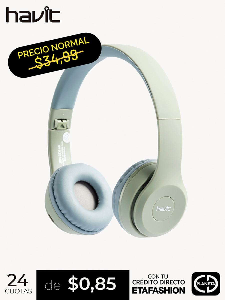 Audífonos Bluetooth Verde