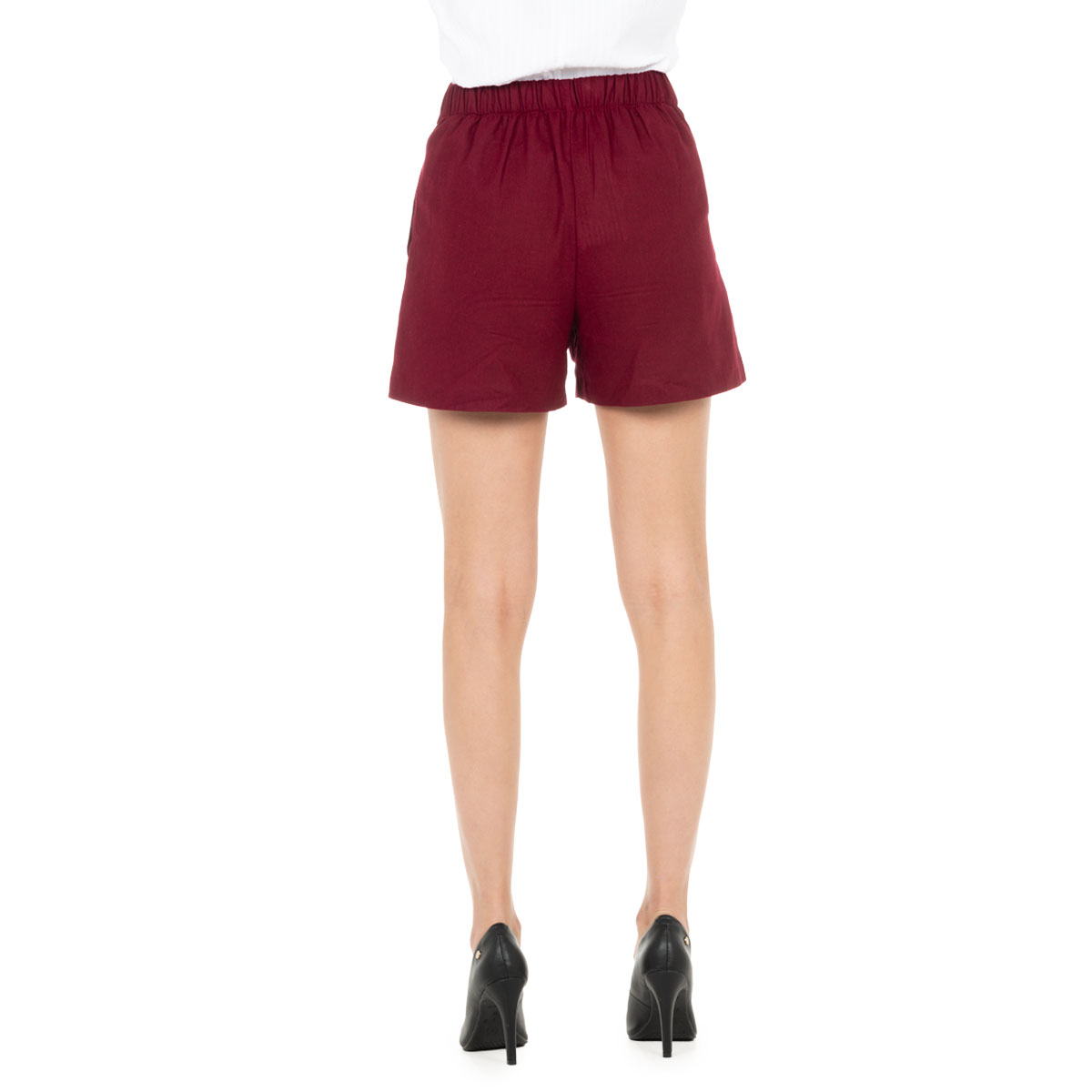 Short de Lino Tiro Alto