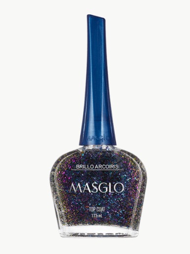 Masglo - Esmalte Brillo con Partículas Gama Arcoíris
