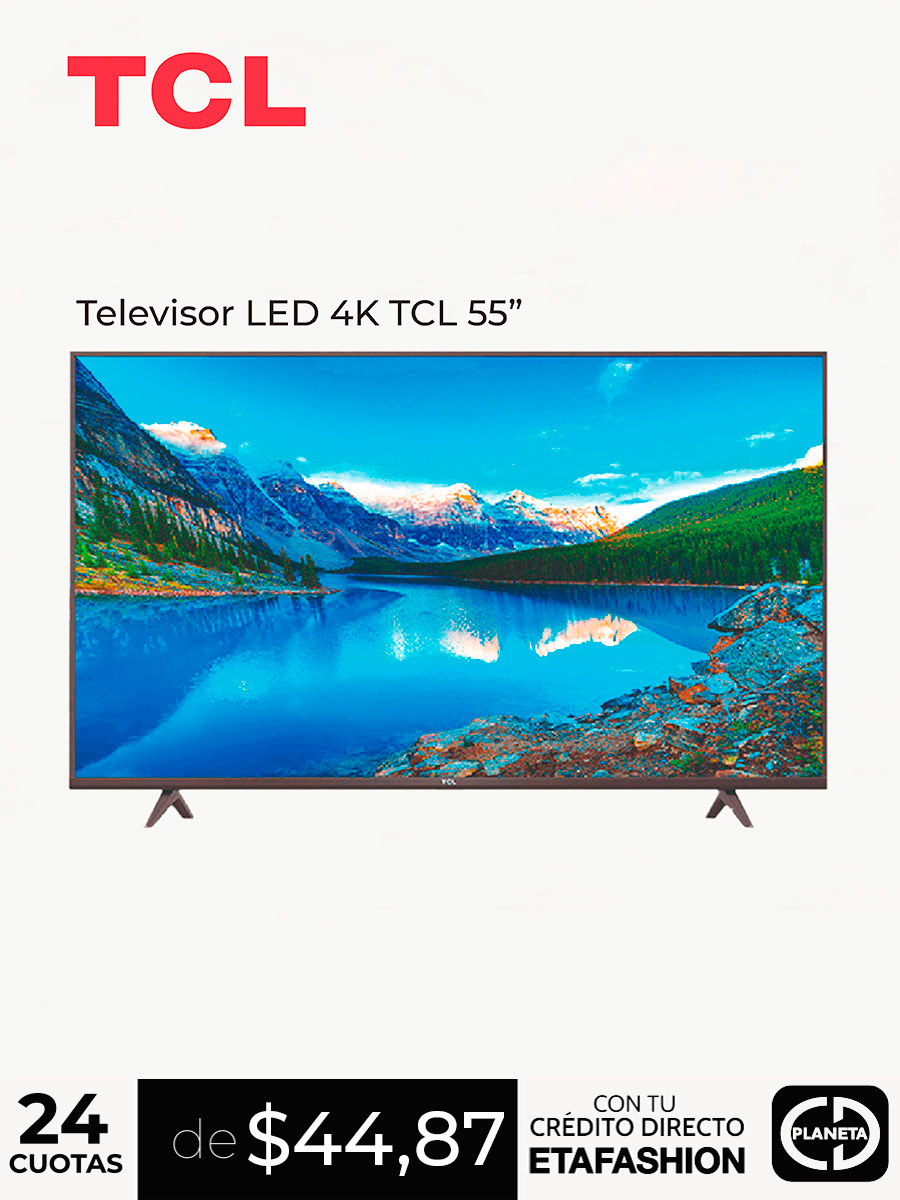 Televisor LED 4K TCL 55” 