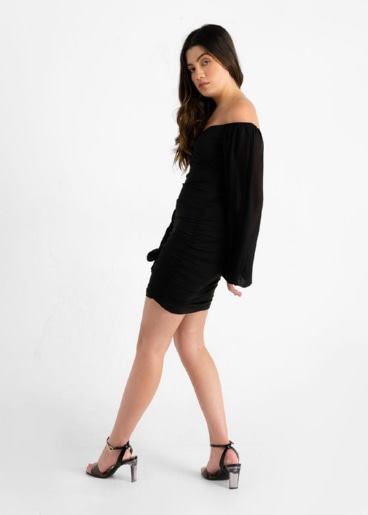 Vestido Off Shoulder