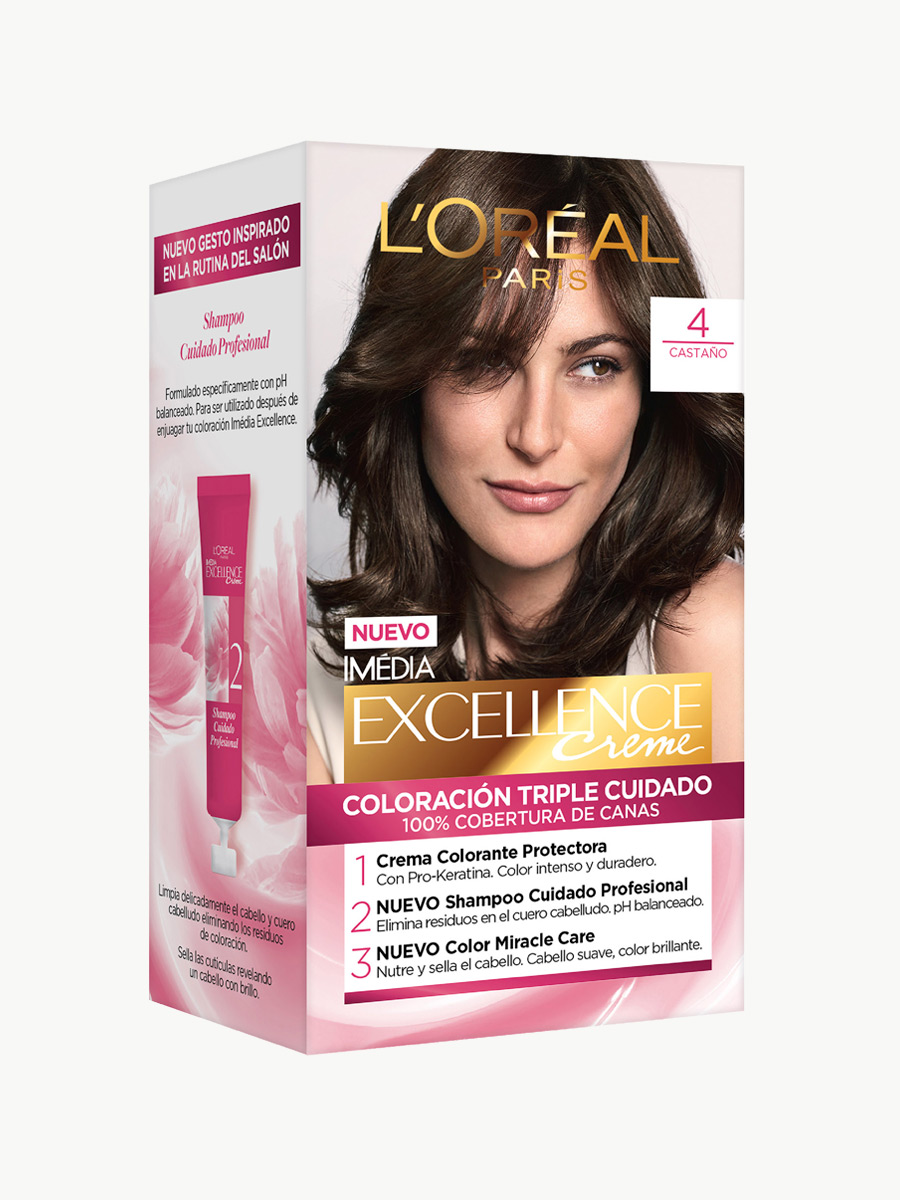 Excellence - Tinte Castaño 4