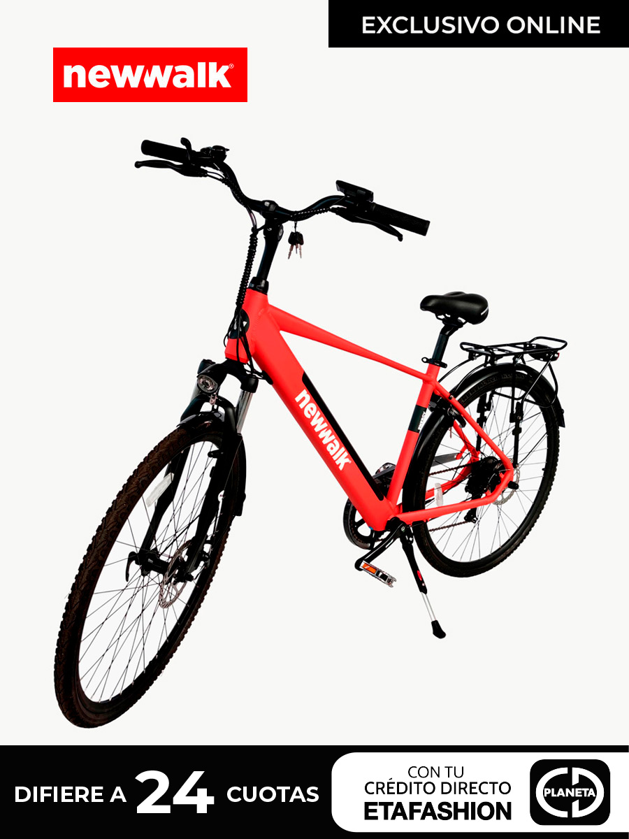 Bicicleta Eléctrica NewWalk City Bike I / Rojo