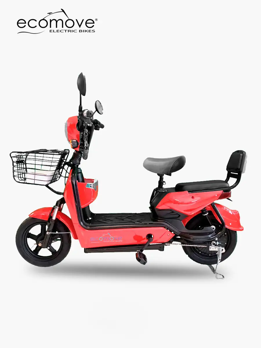 Scooter Eléctrico Ecomove EB 14" 500W | Rojo