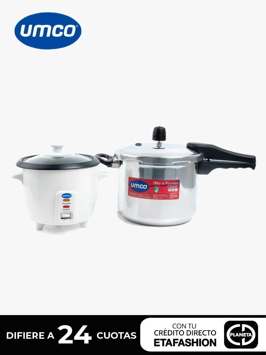 Combo Olla de presión 6 Lts + Arrocera - UMCO