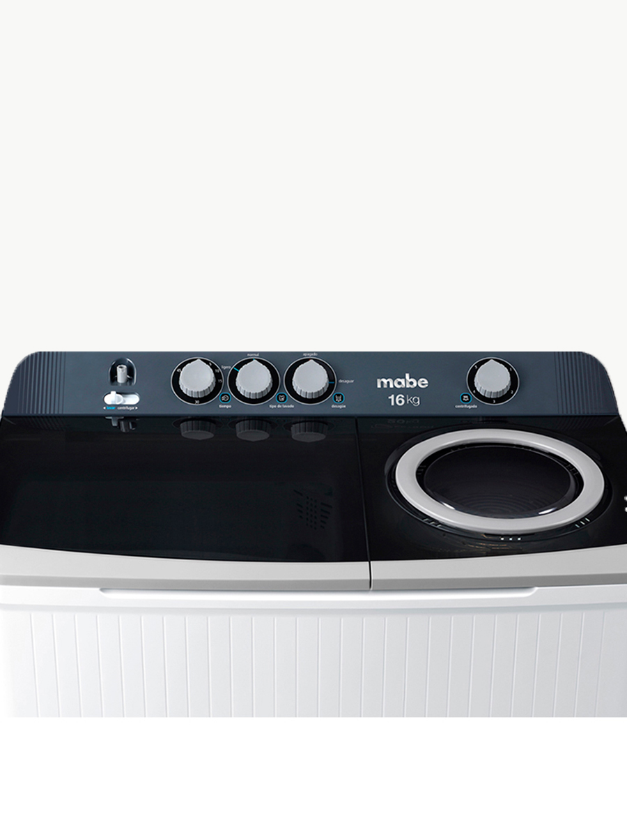 Lavadora Semiautomática Mabe LMD6124PBAB0 / 16 Kg