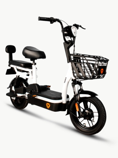 Scooter Eléctrico Yadea Lemeng  500W |  Negro - Blanco