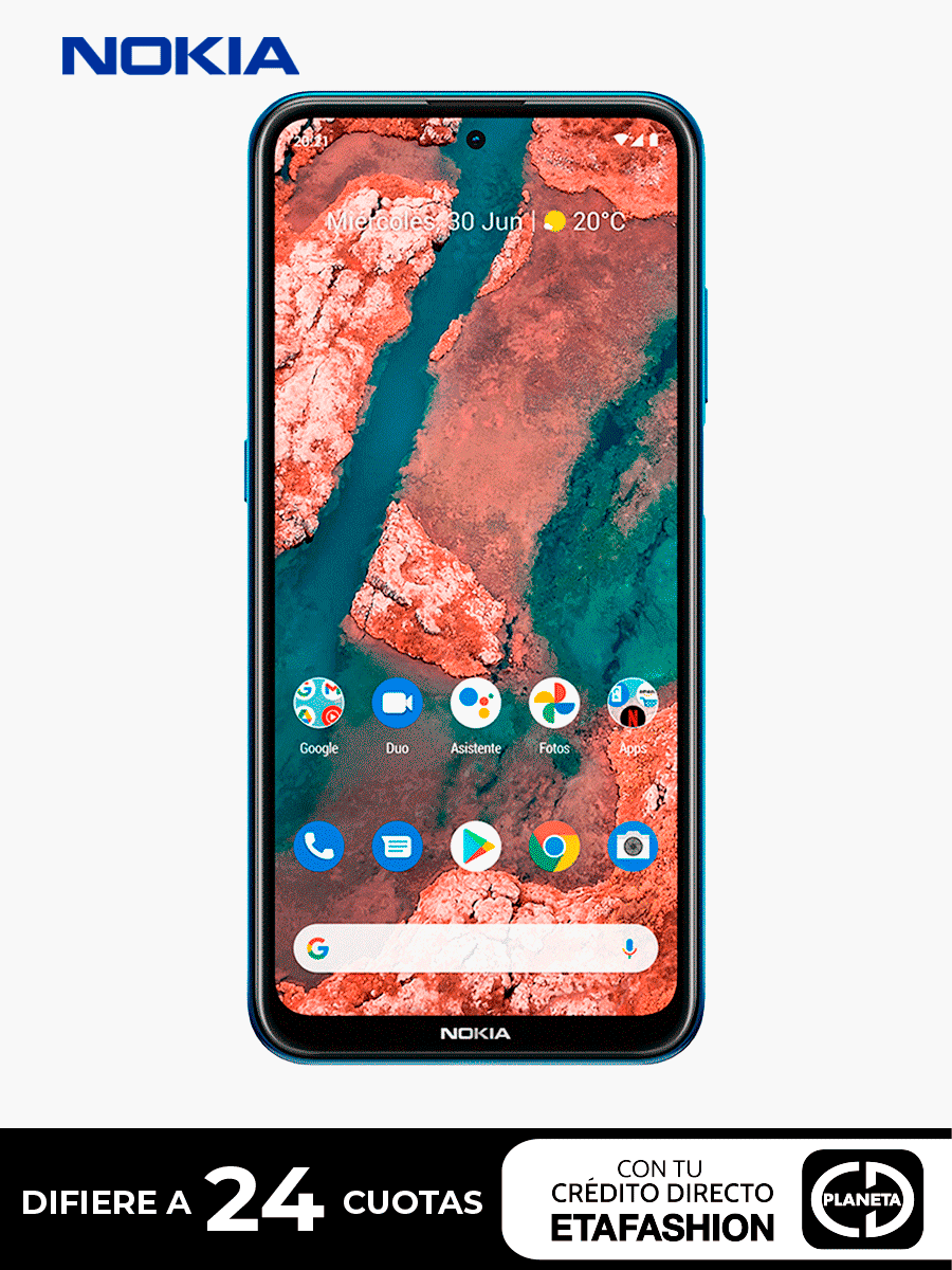 Celular X20 Azul Gorilla G5 128Gb - Nokia