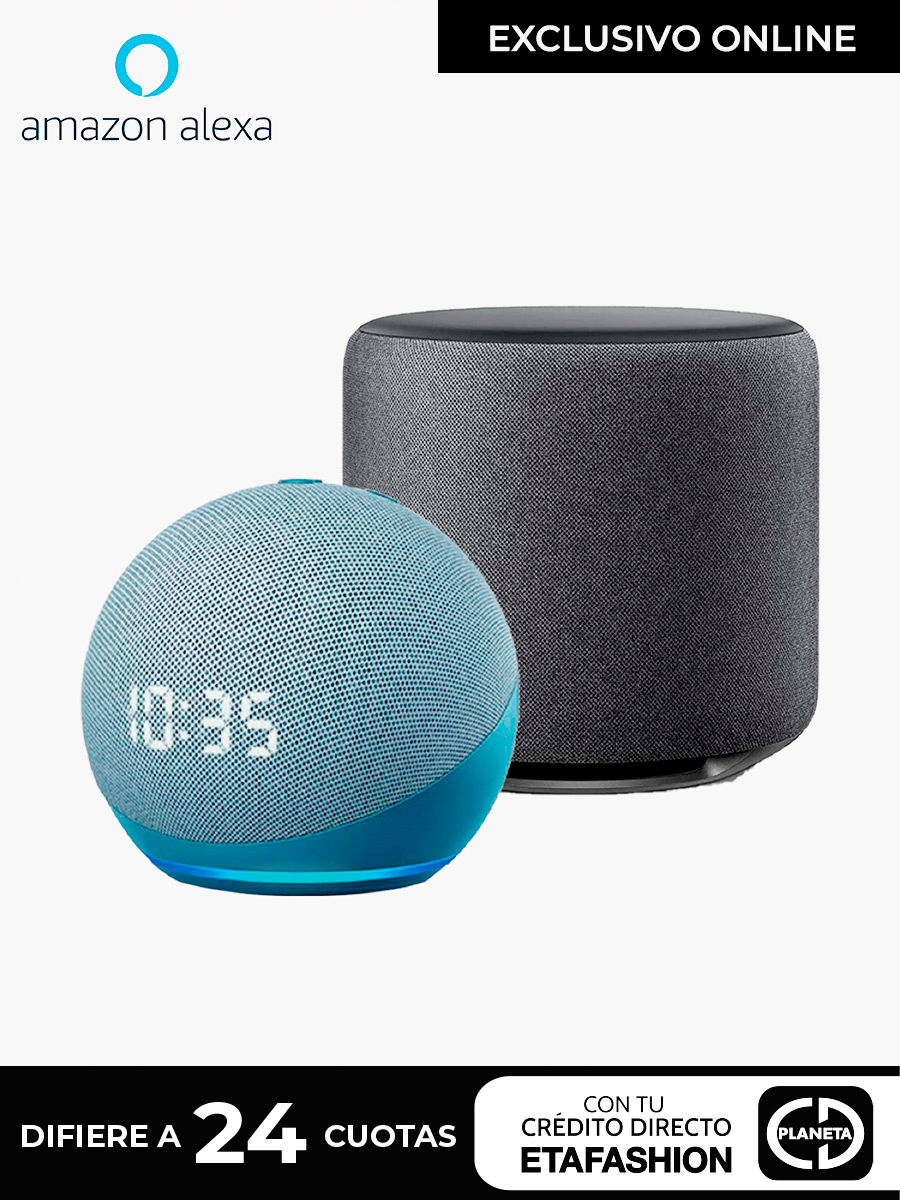 Alexa Echo Dot 4ta Generación - Con reloj