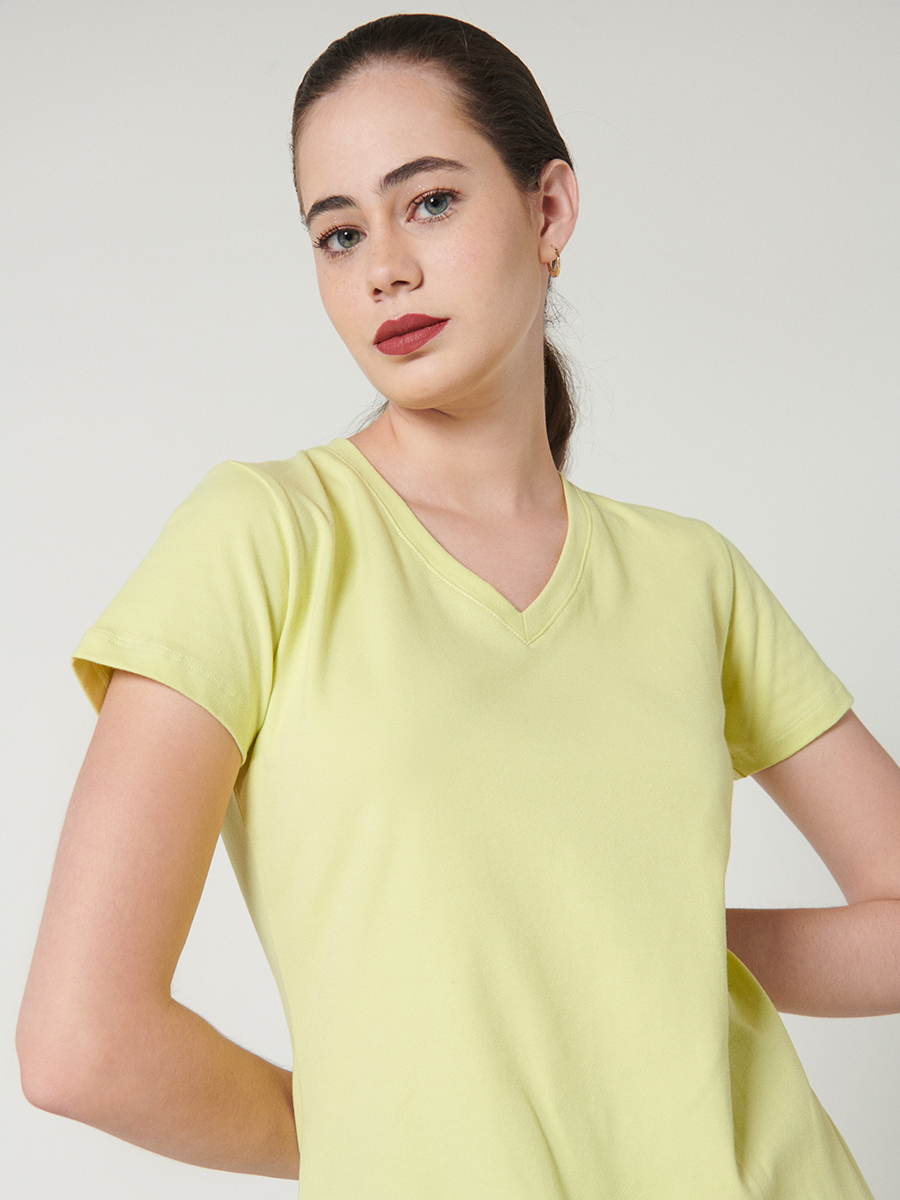 Camiseta cuello en V - Etabasic
