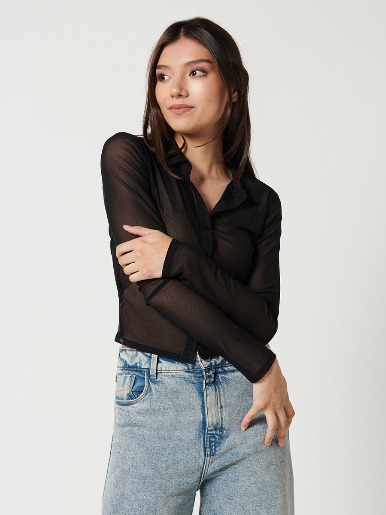 Blusa Mesh - Taxi