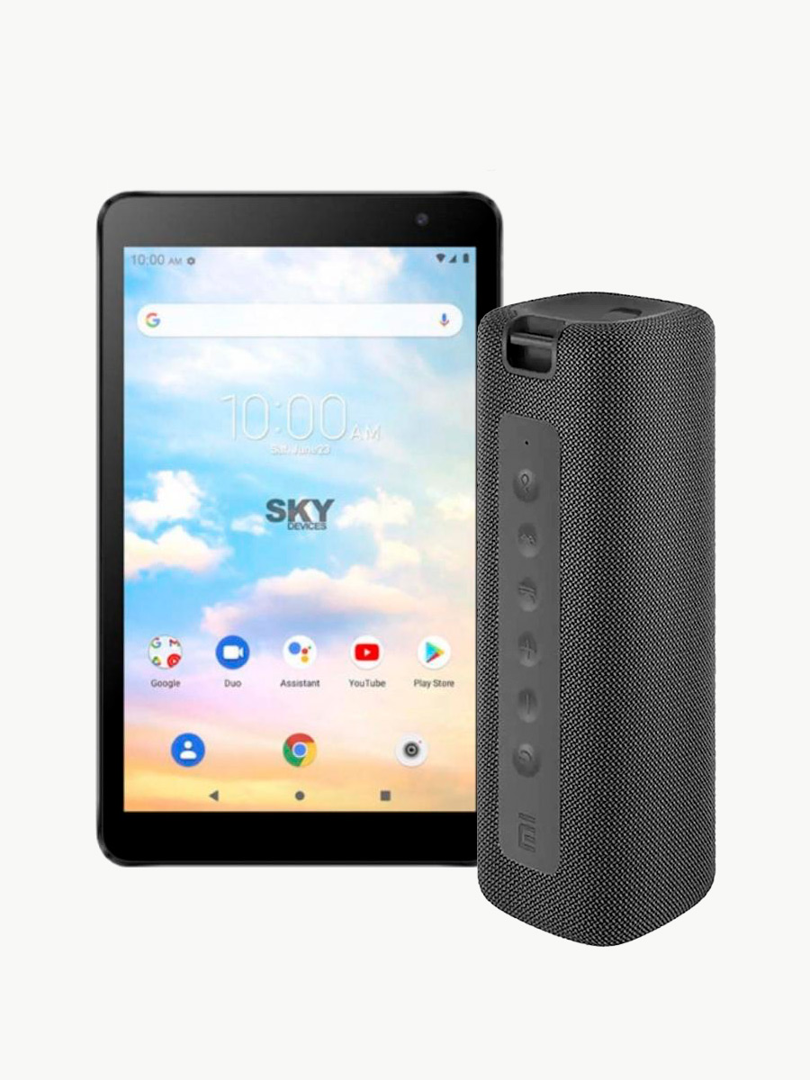 Tablet Sky Elite Octamax 32 GB / Gris + Parlante Xiaomi Mi Portable Bluetooth Speaker 16W / Negro