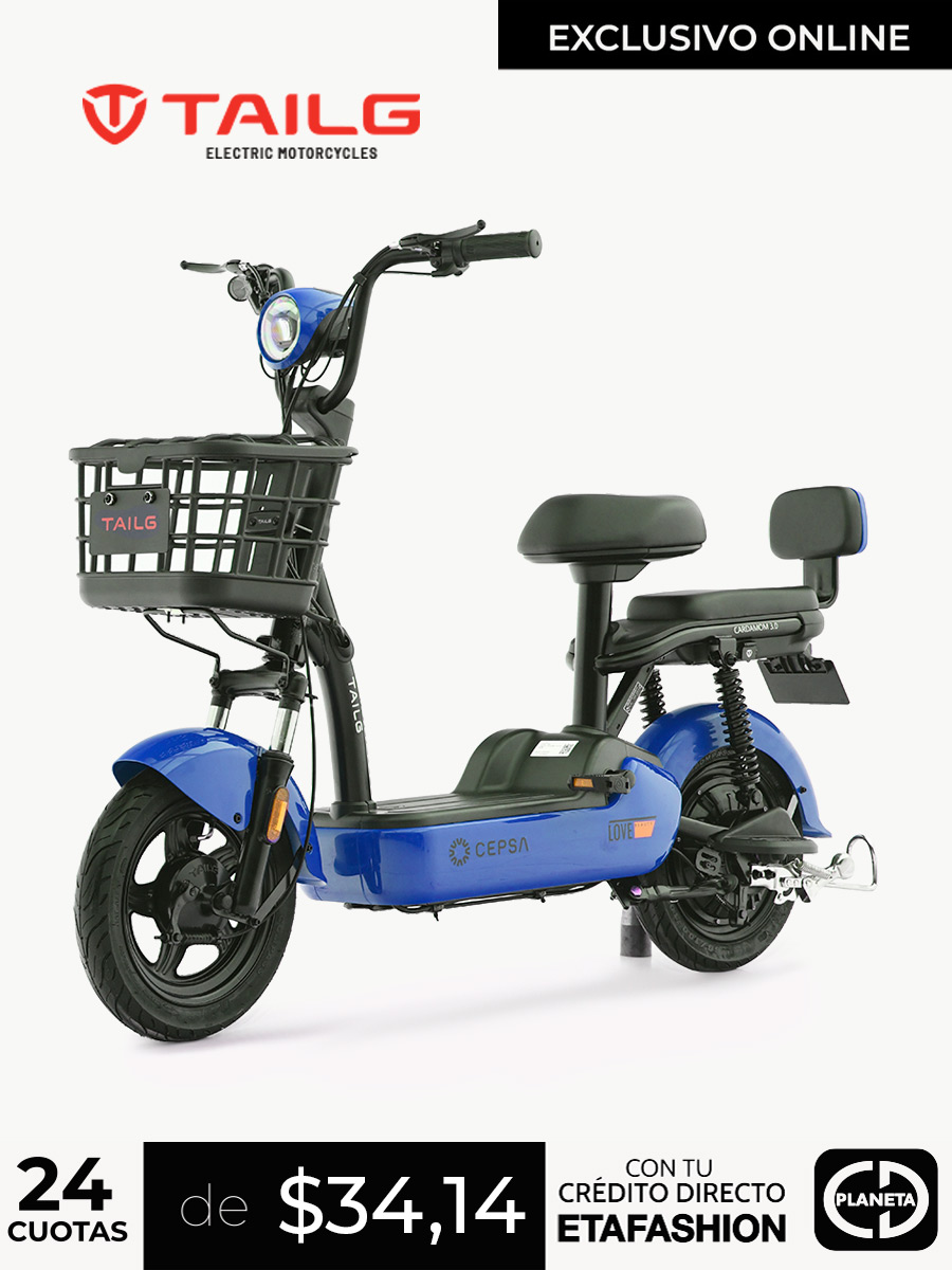 Motocicleta Eléctrica Tailg Cardamon 30 / Azul