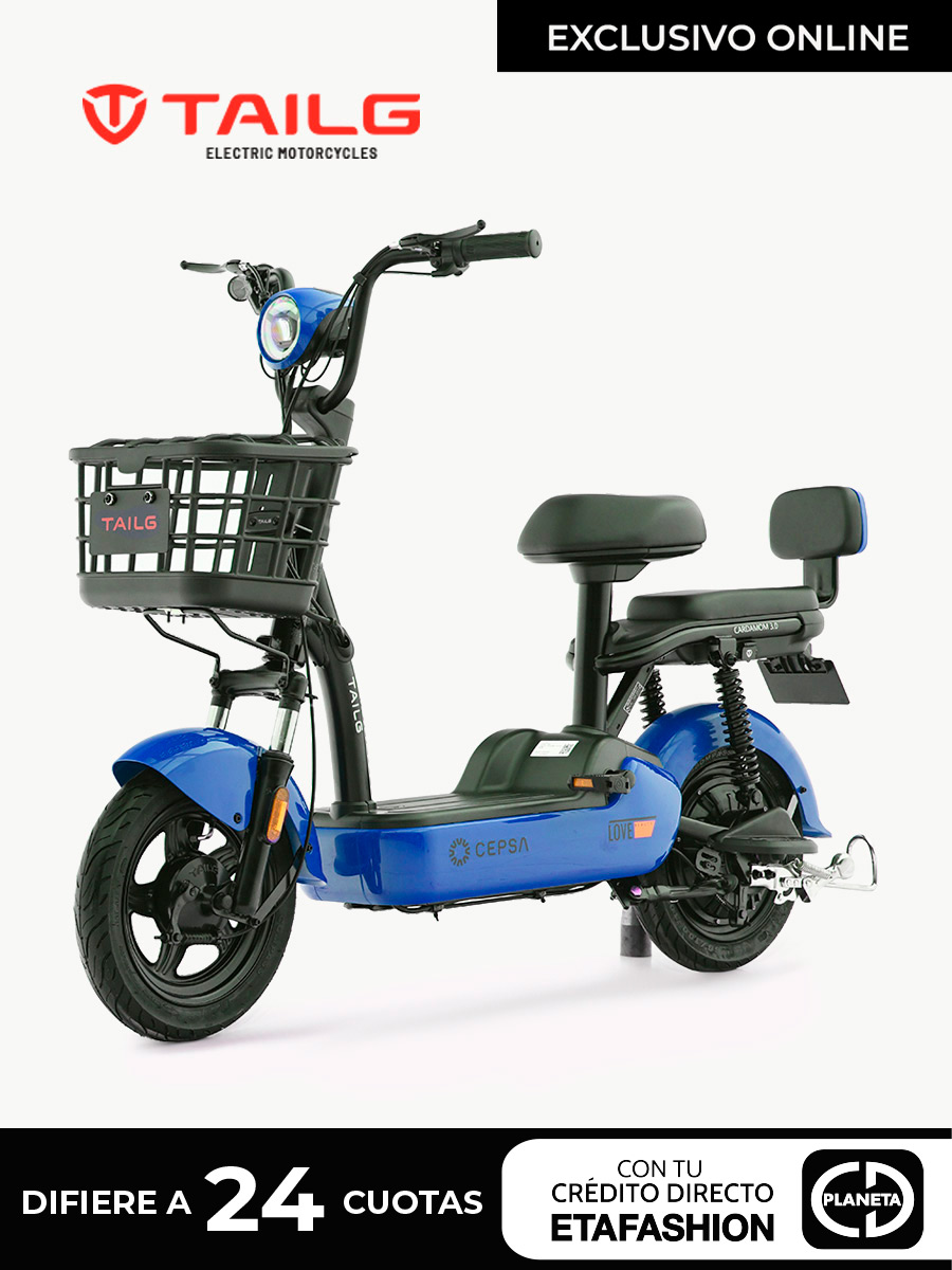 Motocicleta Eléctrica Tailg Cardamon 30 / Azul