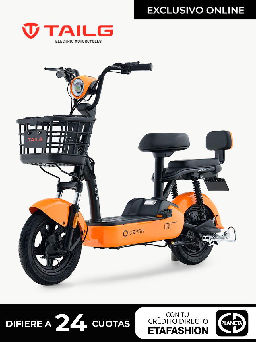 Motocicleta Eléctrica Tailg Cardamon 30 / Naranja