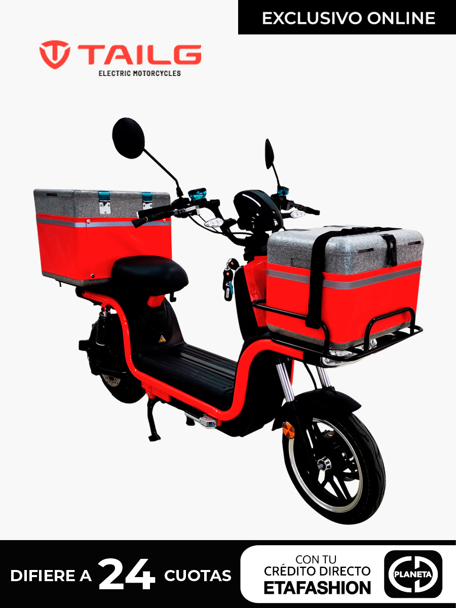 Motocicleta Eléctrica Tailg Umeal / Rojo