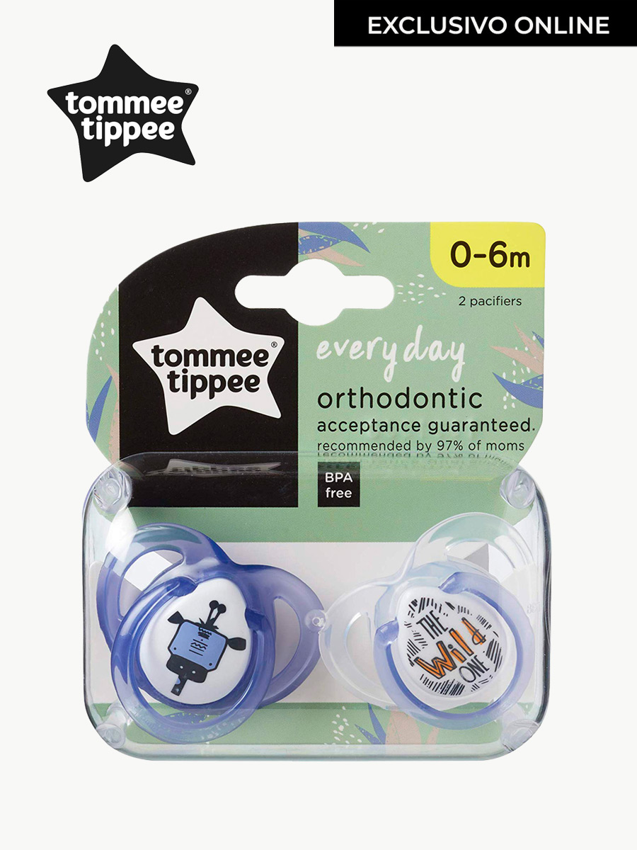 Chupones Tommee Tippee Every Day 0-6M / Morado