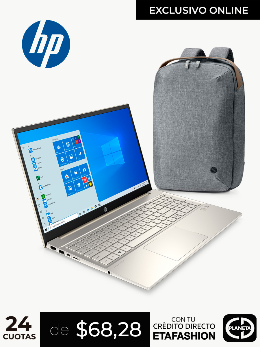 Laptop HP Pavilion Ryzen 7 15.6" 16GB 512GB SSD + Mochila HP Renew
