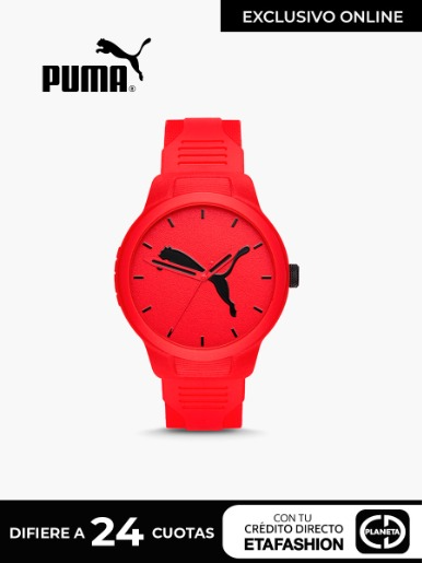 Reloj Puma Faster Correa Goma / Rojo