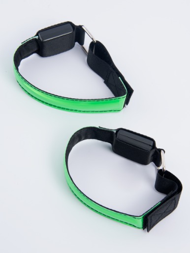 Banda de brazo LED iluminado / Verde