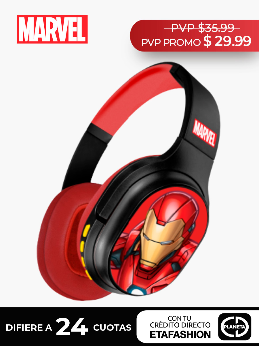 Audífonos inalámbricos con micrófono XTECH Iron Man