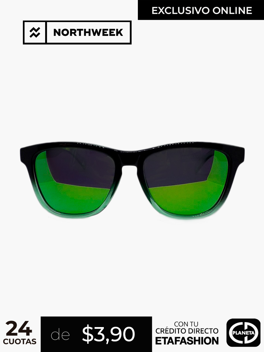 Gafas Northweek - Gradiant Shine Black Green Polarized