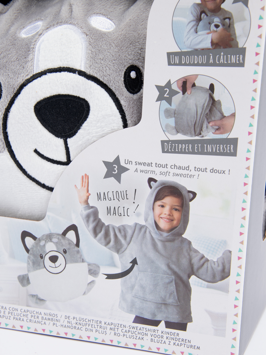 Peluche con cobija