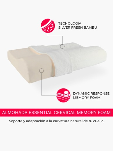 Almohada <em class="search-results-highlight">Simmons</em> Essential Ergonómica