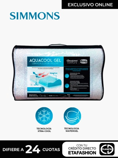 Almohada <em class="search-results-highlight">Simmons</em> Aquacool Gel Cervical Luxury